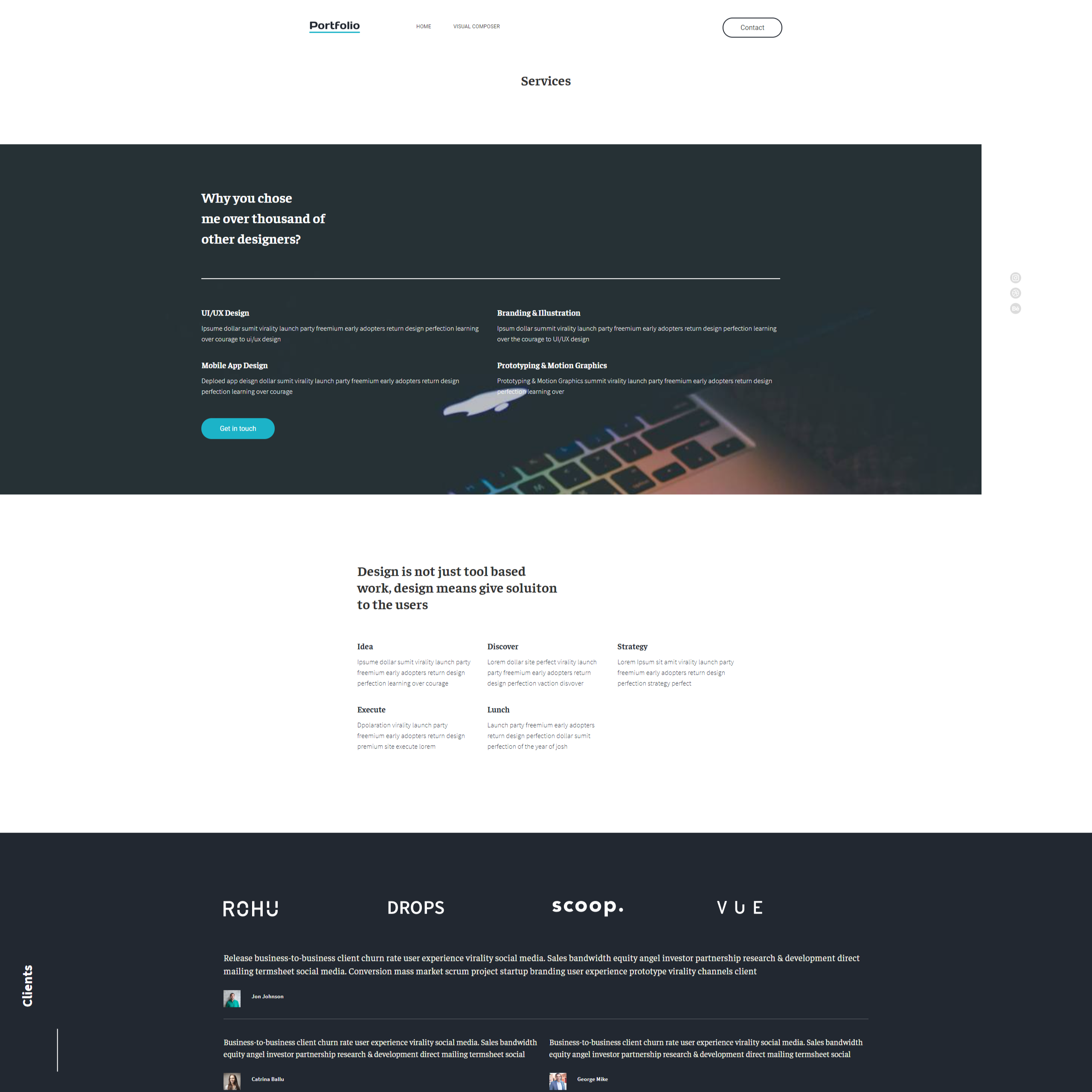 Designer Portfolio Services