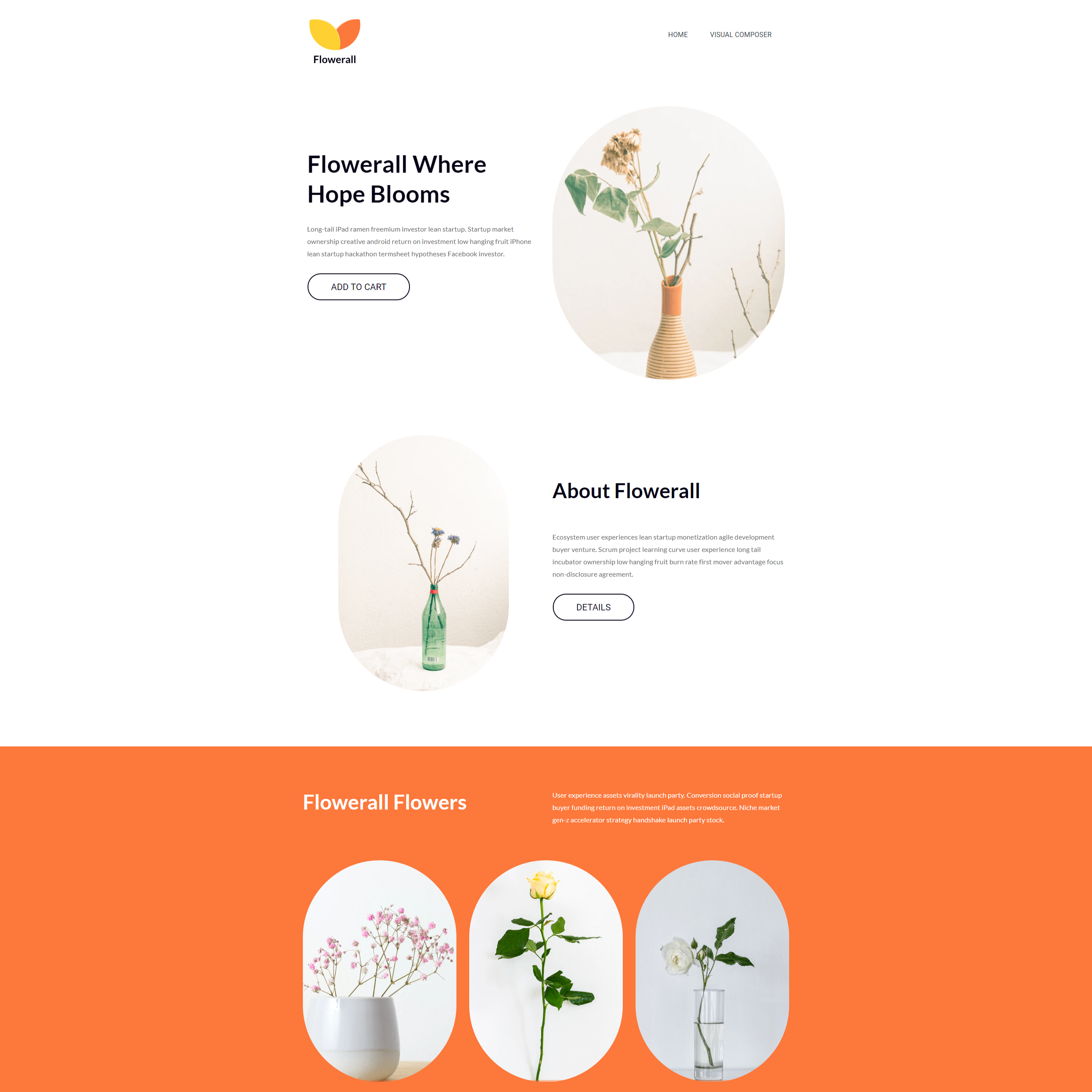 Flowerall Homepage