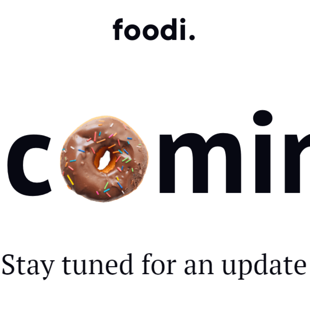 foodi Coming Soon Page