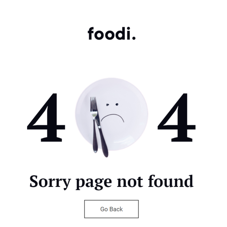 foodi 404 Page
